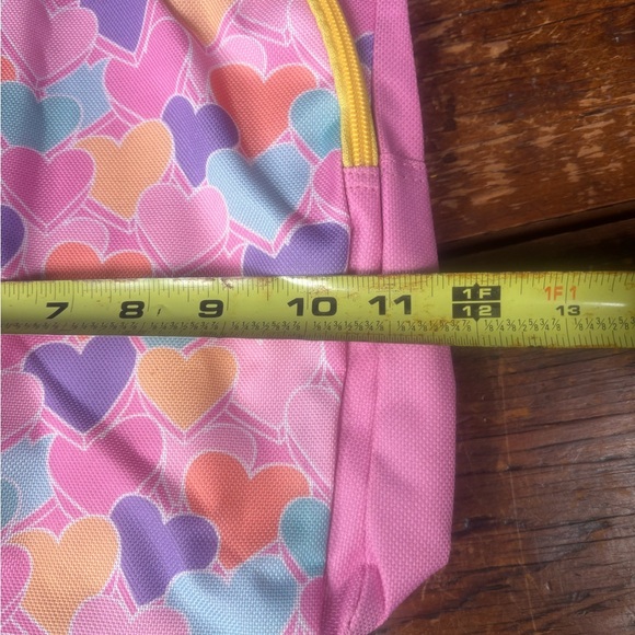 Colorful Heart Pattern Kids Backpack - Picture 4 of 6